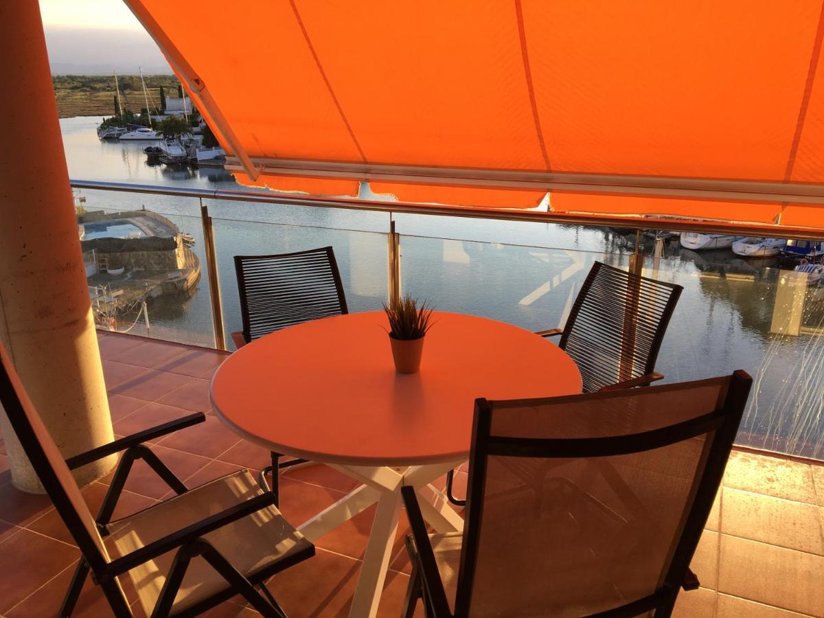 Vue Panoramique sur la Mediterrannée, appartement sur canal&proche plage Roses Extérieur photo