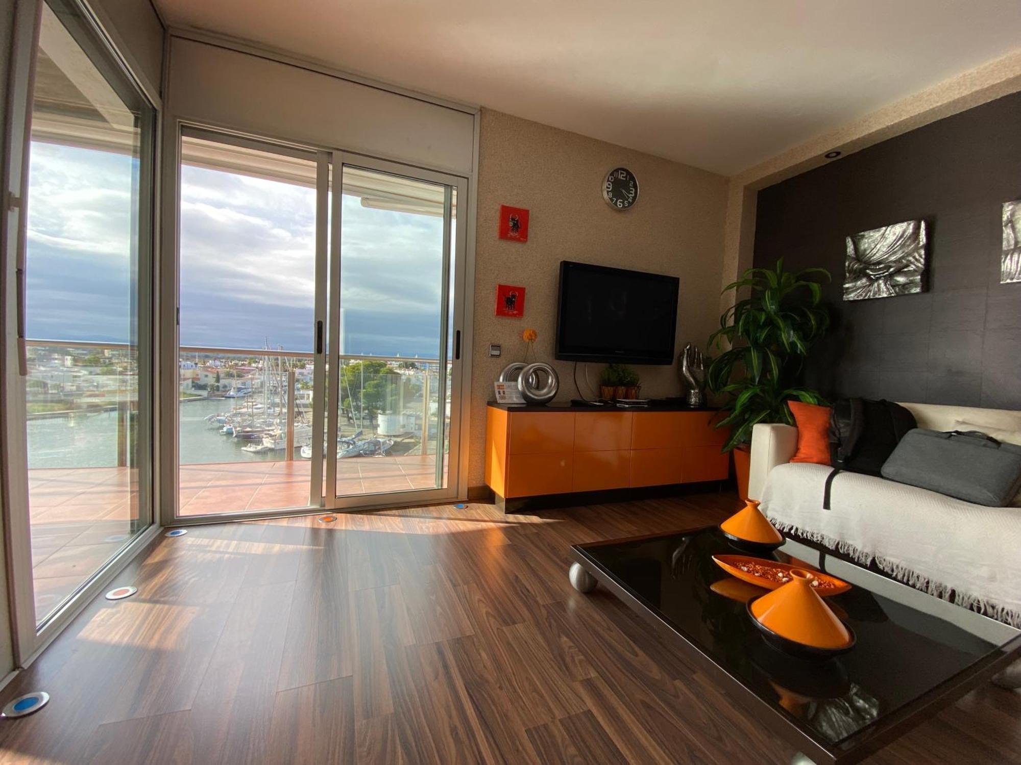 Vue Panoramique sur la Mediterrannée, appartement sur canal&proche plage Roses Extérieur photo