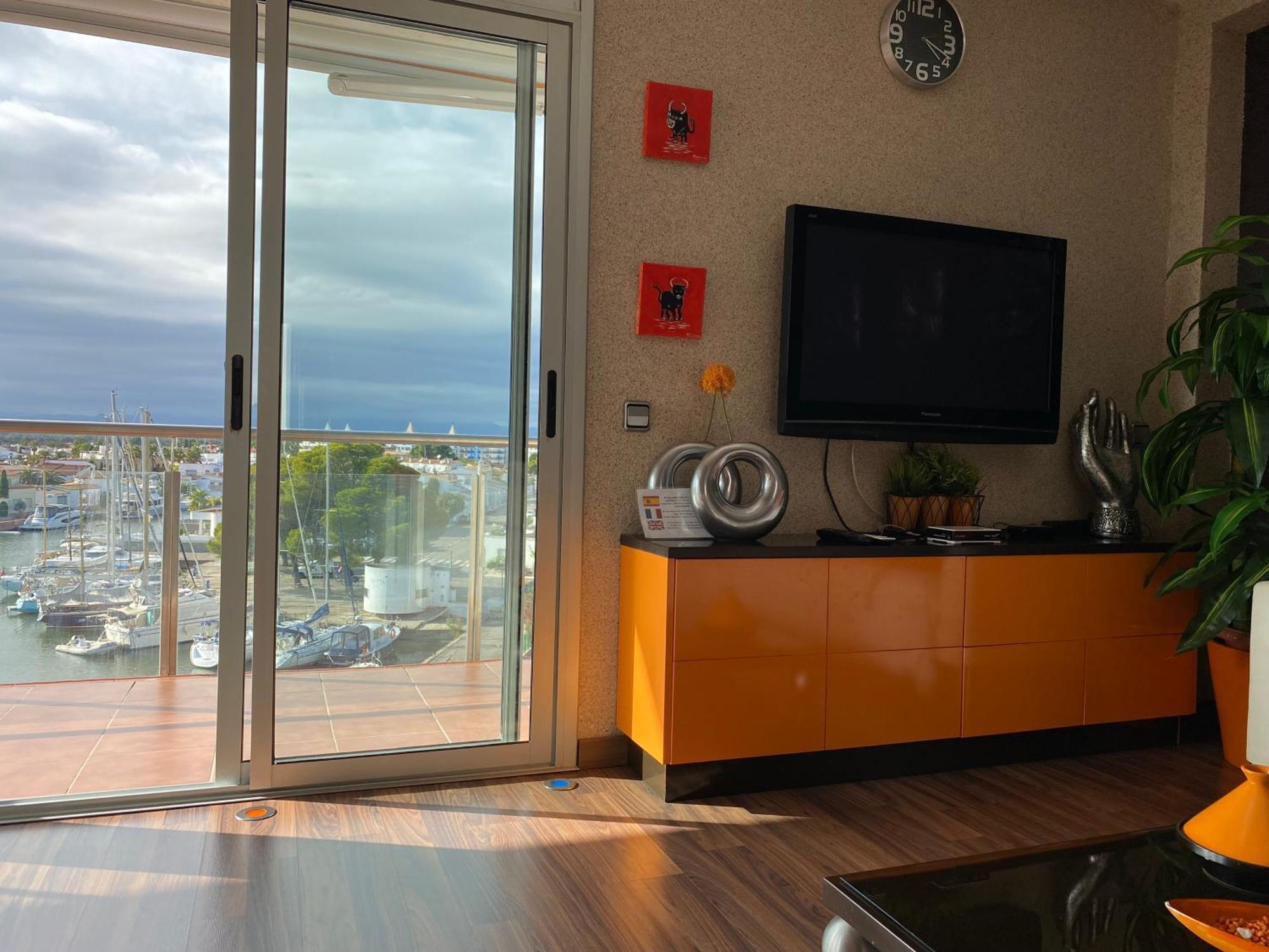Vue Panoramique sur la Mediterrannée, appartement sur canal&proche plage Roses Extérieur photo